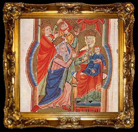 framed  unknow artist Frankish Psalter, ta009-2
